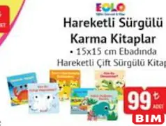 EOLO HAREKETLİ SÜRGÜLÜ KARMA KİTAPLAR 15X15 CM EOLO HAREKETLİ SÜRGÜLÜ KARMA KİTAPLAR 15X15 CM